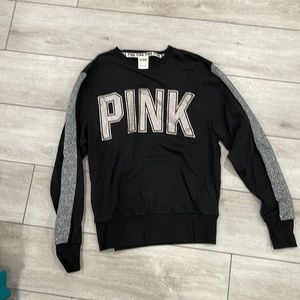 Pink by Victoria secret pink black xs sweatshirt